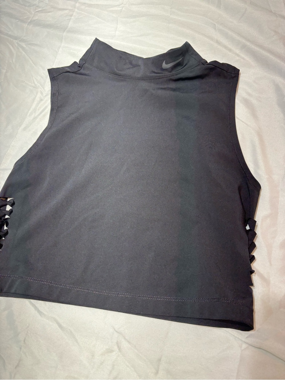 Nike Pro Dri-FIT Black Cropped Training Tank Top Medium CU4695-010 FA20